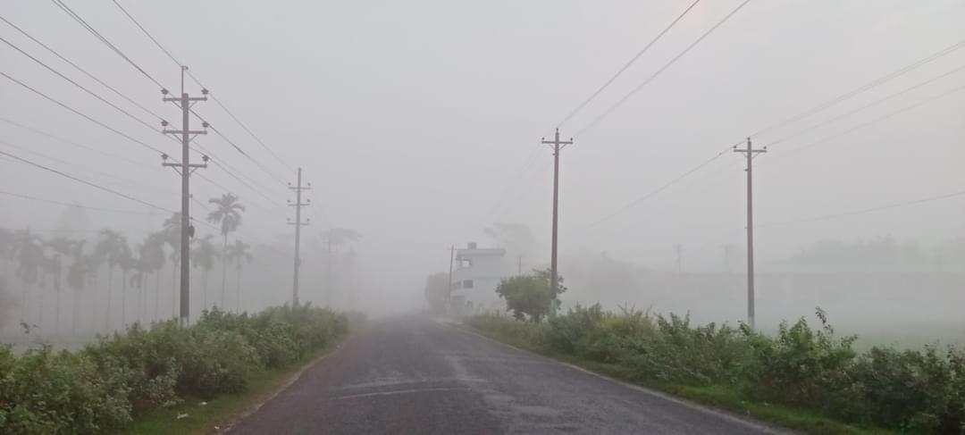 হাড়কাঁপানো শীতে বিপর্যস্ত শ্রীমঙ্গলের জনজীবন