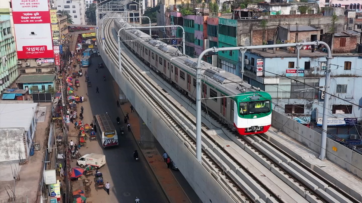 মেট্রোরেলের যুগে পা রাখছে বাংলাদেশ